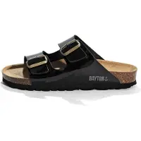 Bayton Zapatos abiertos 'TRACY' marrón / negro