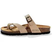 Bayton Sandalias de dedo 'DIANE' beige