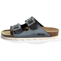Bayton Zapatos abiertos 'STRASS ATLAS' gris / negro