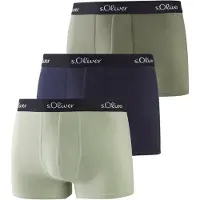 s.Oliver Calzoncillo boxer navy / caqui / verde pastel / negro