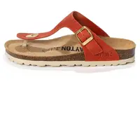 Bayton Sandalias de dedo 'MERCURE' crema / oro / naranja