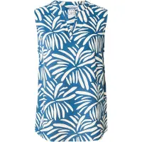Zabaione Blusa 'Iv44anka' zafiro / blanco lana
