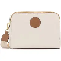Kazar Bolso de hombro pueblo / blanco natural