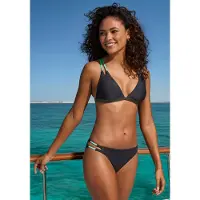 s.Oliver Braga de bikini turquesa / antracita