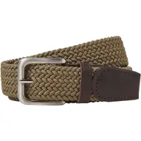 Jack & Jones Cinturón 'JACSPRING' marrón / oliva