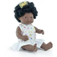 Miniland Muñeca Bebé Africana 38 Cm