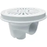 AstralPool Sumidero Principal Circular Para Piscina De Hormigón Ø200mm Flat Grating 27839