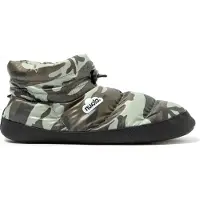 Nuvola Nuvola. Zapatillas de casa 'Boot New Camouflage' verde