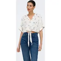 ONLY Blusa 'ONLPAULA' azul / azul oscuro / blanco