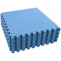 Syfax Tapete para piscina 24 uds. Azul 8,64 ㎡ Espuma EVA