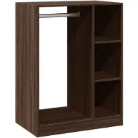 Syfax Armario de madera de ingeniería gris Sonoma 77x48x102 cm