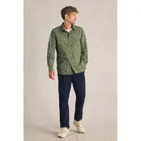 White Stuff Koi Fish Printed Shirt Green Print Talla: S | Camisas Casuales Outlet | Hombre | Verde