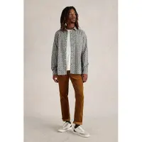 White Stuff Fish Printed Shirt Navy Multi Talla: XXL | Camisas Casuales Outlet | Hombre | Azul