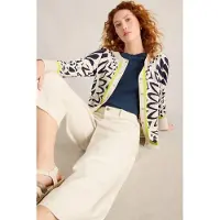 White Stuff Lulu Printed Cardi Ivory Print Talla: 6 | Cárdigan Outlet | Mujer | Blanco
