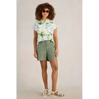 White Stuff Mollie Combat Short Mid Green Talla: 18 | Pantalones Cortos Outlet | Mujer | Verde