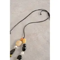White Stuff Allium Stone Necklace Black Multi Talla: OS | Collares Outlet | Mujer | Negro