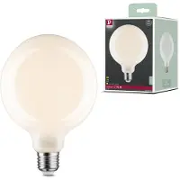 Paulmann Bombilla globo E27 9W G125 Fil 2.700K opal atenuable