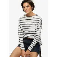 Superdry Camiseta De Manga Larga Studios Boat Neck Slub