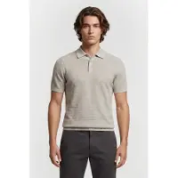 Dstrezzed Kostas Button Polo Ghost Grey Talla: XXL | Polos Outlet | Hombre | Gris