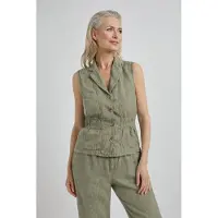 Josephine & Co Jaap Gilet Light Olive Talla: 38 | Chaquetas Outlet | Mujer | Verde
