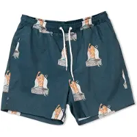 Lakor - Save The Mermaids Swim Shorts - Shorts de surf size 34, azul