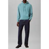 Calvin Klein Ls Eu 350terry Micro Hoodie Tequila Blue Talla: M | Sudaderas con Capucha Outlet | Hombre | Azul
