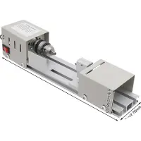 OEM Mini torno de madera, con velocidad ajustable, construcción de alta calidad, color gris