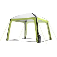 Brunner Aquamar, color: verde, blanco, material: poliéster, longitud: 2,2 metros, resistencia al agua: 3000 mm, resistencia al viento: 3000 mm