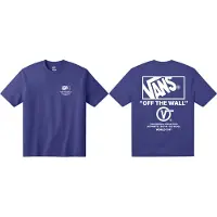 Vans Stacked Hi Ss Tee Blue Talla: S | Camisetas Básicas Outlet | Hombre | Azul