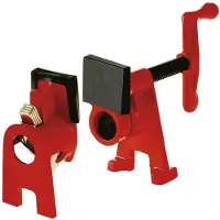 Bessey Tube-Screw Clamp BPCH34, conjunto mordaza para tubería 26,9 mm
