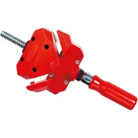Bessey Abrazadera/tornillo de banco de ángulo autoajustable con apertura de 55 mm.