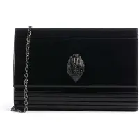 Kurt Geiger para mujer. 8764000979 Bolso Clutch Águila negro (OSFA), Casual, Sintético, outlet 2026.