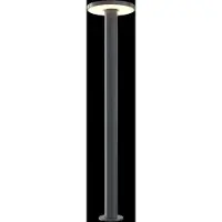 Maytoni Wald: Iluminación LED para exteriores, 12W, 80cm, color grafito, IP65, luz blanca cálida