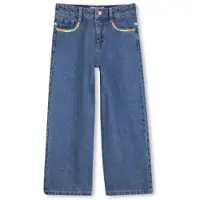 Billieblush para niña. U21875 Jeans Bordados azul (3años= 94cm), Casual, Algodón, Denim, moda infantil, outlet 2026.