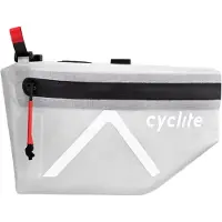 Cyclite - Handle Bar Bag Nano / 01 - Bolsa de manillar size 1,3 l, blanco/gris