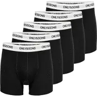 Only & Sons Calzoncillo boxer 'Fitz' negro / blanco