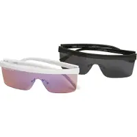 Urban Classics Gafas de sol 'Rhodos' antracita / rosa claro / negro / blanco
