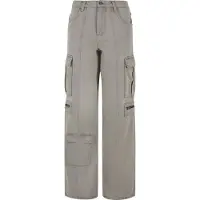 Urban Classics Pantalón vaquero cargo gris