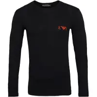 Emporio Armani Camiseta rojo sangre / negro