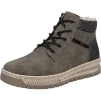 Rieker Botas con cordones marrón / gris