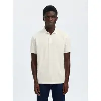 Selected Camiseta 'SLHFAVE' blanco natural