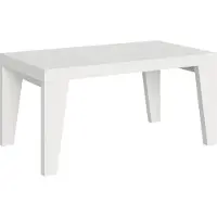 Itamoby Mesa extensible de 90x160/420 cm, color blanco ceniza (Naxy)