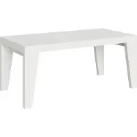 Itamoby Mesa extensible de 200/304 x 90 cm, color blanco, madera de haya (Naxy)