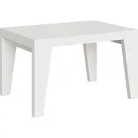 Itamoby Mesa extensible de 90x120/224 cm, color blanco ceniza (Naxy)