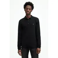 AllSaints Reform Ls Polo Black Talla: XXL | Polos Outlet | Hombre | Negro