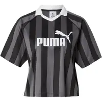 Puma Camiseta funcional 'Ess' gris / negro / blanco
