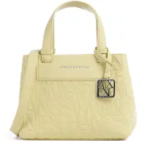 Armani Exchange para mujer. XW001576AF15774U2149 Bolso con logo estampado (OSFA), Casual, Amarillo, Poliéster, outle