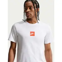 Nike Camiseta naranja / negro / blanco
