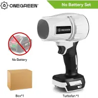 StarTech.com Sopladores de hojas y polvo - Turbosoplador - Velocidad del aire de 200 m/s - Motor sin escobillas - Inalámbrico - Dispositivo portátil - Sin batería