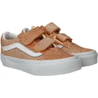 Vans - Kid's Old Skool V - Zapatillas deportivas size 34, fucsia/blanco